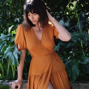 NWT Christy Dawn Augusta Dress in Tumeric